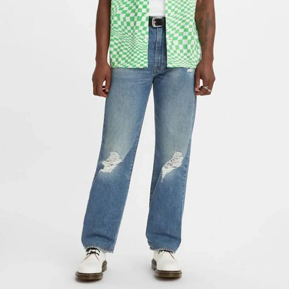 NWT Levi's 50s Straight Denim Jeans Medium Rinse Blue Size 36